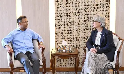 প্রধানমন্ত্রী তারেক রহমানের সঙ্গে টেলিনর গ্রুপের সিইও বেনেডিক্টে শিলব্রেড ফাসমারের সৌজন্য সাক্ষাৎ অনুষ্ঠিত