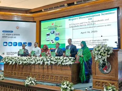 বিবিএস জরিপ: চট্টগ্রামে স্মার্টফোনের প্রাপ্যতা ঢাকার চেয়ে বেশি, ইন্টারনেট ব্যবহারে ঢাকা এগিয়ে