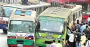 জ্বালানিসংকটে রাজধানীতে গণপরিবহন বিপর্যয়: ২০ শতাংশ বাস বন্ধ, ভাড়া বাড়ছে যত্রতত্র