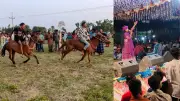 ঐতিহ্যবাহী ঘোড়া দৌড় মেলায় দর্শনার্থীর ঢল