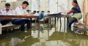 কুমিল্লায় ভারী বৃষ্টিতে জলাবদ্ধতা, এসএসসি পরীক্ষার্থীদের ভোগান্তি