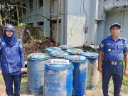 লক্ষ্মীপুরের খালে ডিজেল ভর্তি আট ড্রাম উদ্ধার, বাজারমূল্য ১ লাখ ৩৬ হাজার টাকা