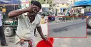 চুয়াডাঙ্গায় তীব্র তাপদাহে জনজীবন বিপর্যস্ত, পিচ গলে যাচ্ছে রাস্তায়