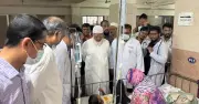 বিরোধীদলীয় নেতা ডা. শফিকুর রহমান হাম-আক্রান্ত শিশুদের দেখতে শিশু হাসপাতাল পরিদর্শন করেছেন