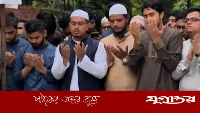 সাদিক কায়েমের আকদ শেষে শহীদ ওসমান হাদির কবর জিয়ারত