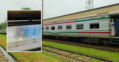 গর্বের তিস্তা এক্সপ্রেসে এখন বৃষ্টির পানি, যাত্রীদের দুর্ভোগ চরমে