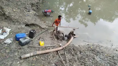 অবৈধ বালু তোলায় ব্যবসায়ীর কারাদণ্ড, ক্ষতিগ্রস্ত পরিবেশ