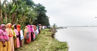 বগুড়ায় যমুনার ভাঙনে ৬ গ্রাম ঝুঁকিতে, উচ্ছেদ শতাধিক পরিবার