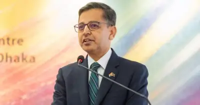 ভারতীয় হাইকমিশনার প্রণয় ভার্মার বিদায় সংবর্ধনা