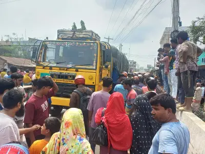 নাটোরে ট্রাকচাপায় তরুণ নিহত, মা অচেতন