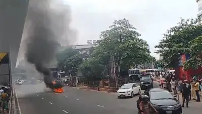 ফার্মগেটে প্রাইভেটকারে আগুন, টিউলিপের বিরুদ্ধে অভিযোগ গঠন ২৮ জুন