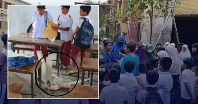 ফতুল্লায় প্রাথমিক বিদ্যালয়ে ক্লাস চলাকালে সিলিং ফ্যান খুলে পড়ে আহত ৫