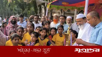 গোল্ডকাপ ফুটবলে হ্যাটট্রিক চ্যাম্পিয়ন আজমেহেরপুর