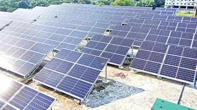 ছাদে সোলার প্যানেল বসানোর আহ্বান বিদ্যুৎমন্ত্রীর