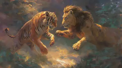 সিংহ না বাঘ, কে বেশি শক্তিশালী? জানুন শারীরিক গঠন ও শক্তির তুলনা