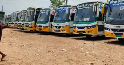 হবিগঞ্জ-সিলেট রুটে বাস ধর্মঘট অব্যাহত, অভ্যন্তরীণ রুটে চলাচল শুরু
