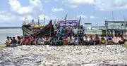 মেঘনায় নিষেধাজ্ঞা অমান্য: ৪৫ জেলে আটক, কোটি টাকার মাছ জব্দ