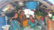 মেঘনার বুকে ভাসমান জীবন: জাহানুর বিবির সংগ্রামের গল্প