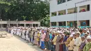 গ্যাস বিস্ফোরণে নিহত কালামের পরিবারের চার সদস্যের দাফন সম্পন্ন