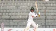 ফিফটির পথে মাহমুদুল হাসান, দ্বিতীয় দিন শেষে বাংলাদেশের ১৫৬ রানের লিড