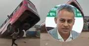 চালকের অদক্ষতায় ফেরিঘাটে বাসডুবি: সেতুমন্ত্রী