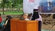 আরাকান আর্মির হাতে আটক স্বামী, সেন্ট মার্টিনের সানজিদার কান্না