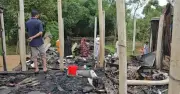 ভালুকার অগ্নিকাণ্ডে সাত বসতঘর পুড়ে নিঃস্ব দুই পরিবার
