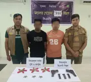 চট্টগ্রামে দুই সন্ত্রাসী গ্রেপ্তার, অস্ত্র-গুলিসহ উদ্ধার