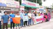 গোপালগঞ্জ বন্ধুসভার মানববন্ধন: শিশু ও নারীর নিরাপত্তা চাই