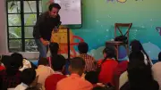 কার্টুনিস্ট মেহেদী হকের কর্মশালায় খুদে পাঠকদের কল্পনার উড়ান