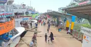 ঈদের আগের দিন সদরঘাটে যাত্রীচাপ কম, ফাঁকা টার্মিনাল