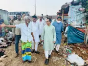 আমিন বাজারে চামড়া বিক্রয়কেন্দ্র পরিদর্শন বাণিজ্যমন্ত্রীর