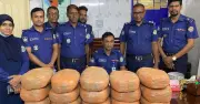 পিরোজপুরে ভাড়া বাসা থেকে ৩০ কেজি গাঁজা উদ্ধার, পলাতক আসামি