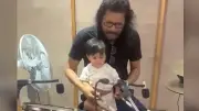 জেমসের কোলে ছোট্ট জিবরান, ড্রামস শেখার ভিডিও ভাইরাল