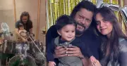 নগরবাউল জেমসের পুত্র জিবরানের সাথে ড্রামস শেখার মিষ্টি ভিডিও ভাইরাল