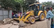 চাঁদপুর-কুমিল্লা সড়কে অবৈধ স্থাপনা উচ্ছেদ শুরু