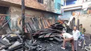 আগুনে পুড়লো সমিল-বরফ কল, আড়াই কোটি টাকার ক্ষতি
