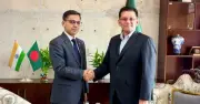 পররাষ্ট্রমন্ত্রী ও ভারতের হাইকমিশনারের বিদায়ী সাক্ষাৎ