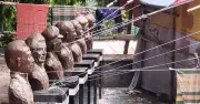 বীরশ্রেষ্ঠদের ভাস্কর্যে দড়ি বেঁধে মেলার স্টল, তীব্র নিন্দা