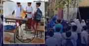 ফতুল্লায় প্রাথমিক বিদ্যালয়ে ক্লাস চলাকালে সিলিং ফ্যান খুলে পড়ে আহত ৫
