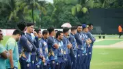 যানজটে আটকে ক্রিকেটাররা, দেরিতে শুরু খেলা
