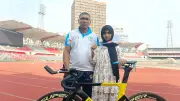 মায়ের সাইকেল ভেঙেও জাতীয় সাইক্লিংয়ে রুপা জিতল ১৪ বছরের স্পৃহা
