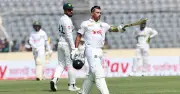 নাজমুল হোসেন শান্তর টেস্ট অধিনায়ক হিসেবে রেকর্ড পঞ্চম সেঞ্চুরি