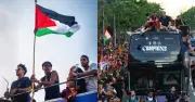 রিয়ালকে হারিয়ে লা লিগা শিরোপা বার্সেলোনার, ইয়ামালের হাতে ফিলিস্তিনের পতাকা