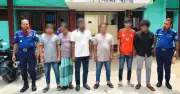 বাগমারায় অনলাইন জুয়ার আসরে অভিযান, মূলহোতাসহ গ্রেপ্তার ৬