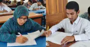 ছেলের সঙ্গে পরীক্ষা দিচ্ছেন মা ফুলঝড়ি, এলাকায় চাঞ্চল্য