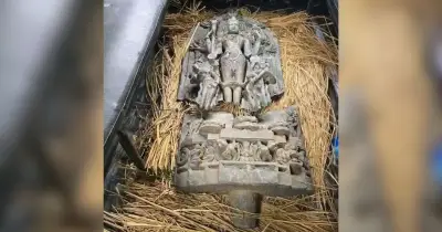 ঠাকুরগাঁওয়ে প্রাচীন বিষ্ণুমূর্তি উদ্ধার, গ্রেপ্তার ২