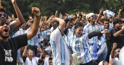 আর্জেন্টিনার জয়ে উচ্ছ্বসিত দেশের সমর্থকরা