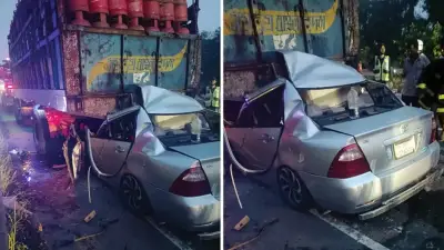 এক্সপ্রেসওয়েতে ভয়াবহ দুর্ঘটনা, ফেরার পথে প্রাণ গেল চারজনের