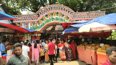 ভক্তদের পদচারণায় মুখর লোকনাথ ব্রহ্মচারীর তিরোধান উৎসব শুরু